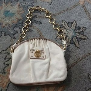 Marc Jacobs off white leather purse